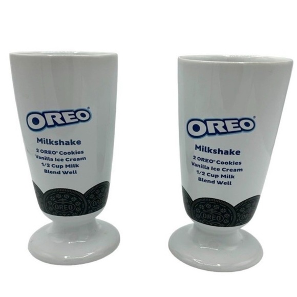Vintage Oreo Milk Shake Recipe Ceramic Tumbler - Picture 1 of 4